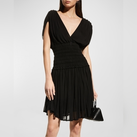 A.L.C. Luna Jersey Mini Little Black Dress - Picture 11 of 16